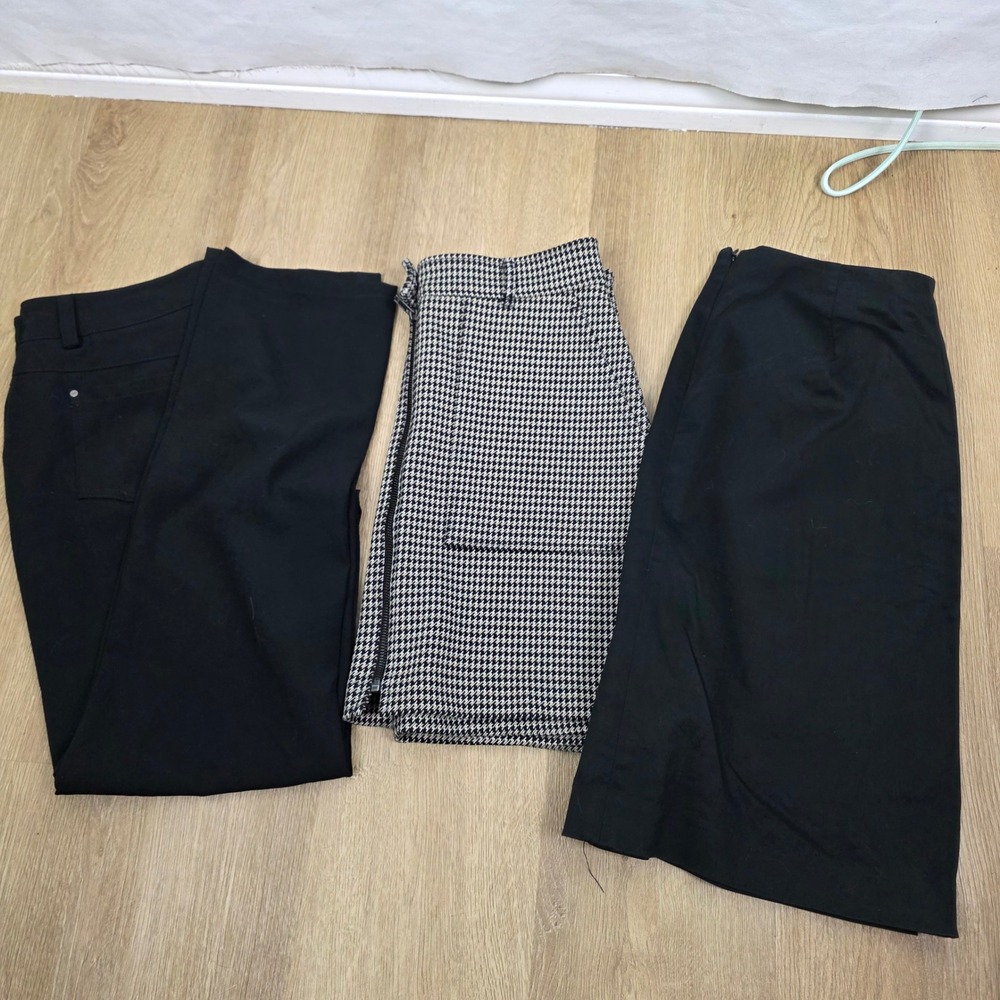 Womens Size 8 Bundle Jones New York Pants HM Skirt The Limited Skirt Black